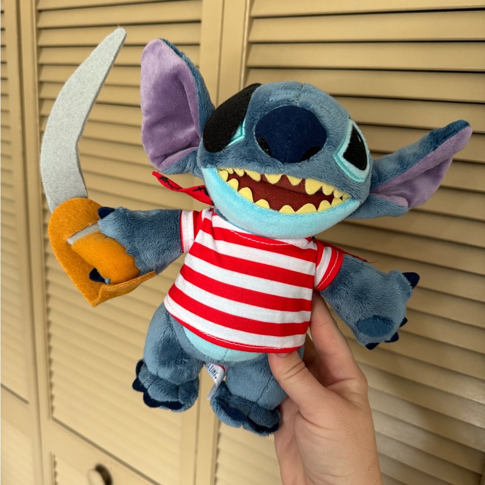 Disney Parks Cruise Line PIRATES OF THE CARIBBEAN Stitch Plush 10" H Eye Patch